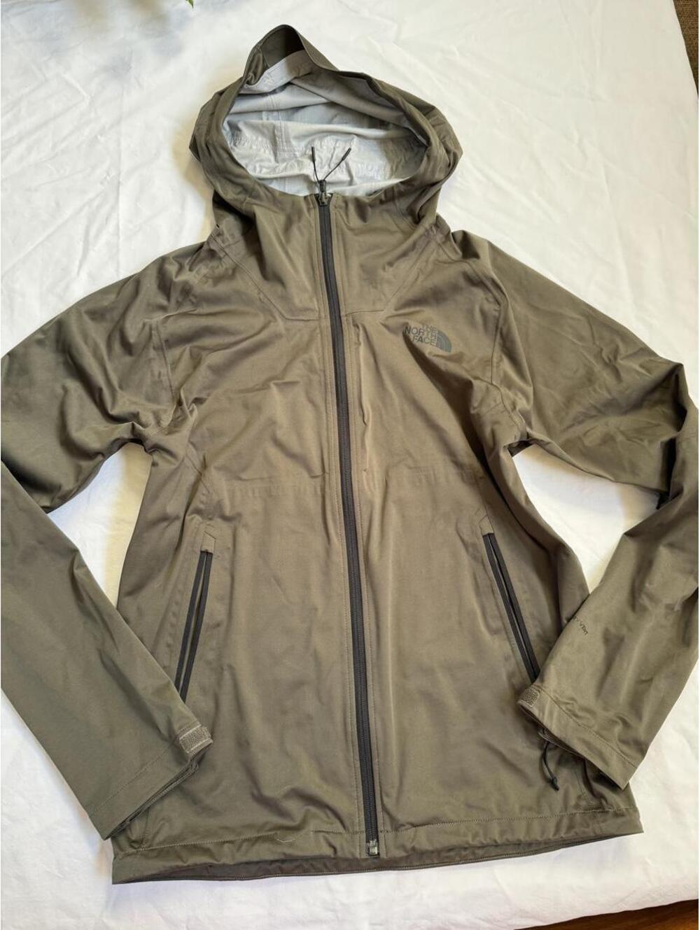The North Face olive green jacket in size S